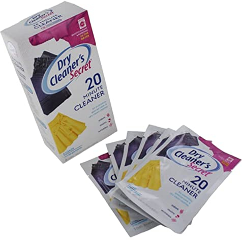 Quailitas Trockenpflege-Reiniger [Für 6 Tücher] - Reinigungsschwamm für Zuhause, Trockenzeit 20 Min, Spezialpflege, parfümfreie Trockenreinigungstücher für Jacke, Tasche, Stoff - Wäsche & Reinigung