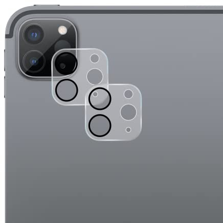 XIRON [2 Stück] Kameraschutz für iPad Pro 12,9 Zoll /11 Zoll(2022/2021/2020), 9H Anti-Kratzer Kamera Schutzfolie, HD Klar Gehärtetes Glas, Volle Abdeckung, Blasenfrei Kratzerfest