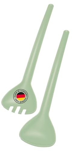 Westmark Salat-/Servierbesteck, 2-teilig, Länge: 26,6 cm, Kunststoff, Traditionell, Farbe: Mint-Grün, 2090227M
