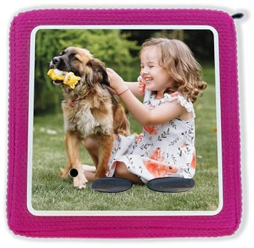 Schutzfolie mit eigenem Foto und Namen | passend für die Toniebox | hochglanz holografisch oder klar