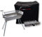 Mangal Ararat Edelstahl 2mm Schaschlikgrill mit 9er Drehspieß Haube Elektromotor