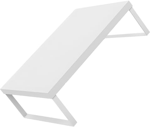 Garneck Support De Rangement Pour Cuisinière à Gaz Support De Support En Pot Support De Vase Support De Pot De Fleurs En Métal Présentoir Couvercle De Support Mdf Blanche Sur La Porte