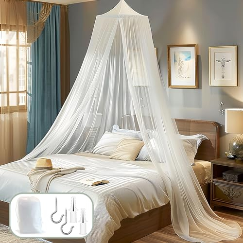 YKHSUAOU Moskitonetze für Babybetten Moskitonetz Bett Moskitonetz Reise Moskitonetz Moskitonetz Outdoor Geeignet Mücken und Insektenschutzmittelfeinmaschiges Moskitonetz (170G)
