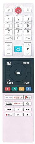New CT-8560 Replacement Remote Control - VINABTY CT-8560 TV Remote Control Replace fit for Toshiba SMART LED TV CT-8560 CT8560 43UK3C63DB 32LK3C63DB 50UK3C63DB Remote Controller