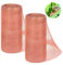 Kupfernetz Schneckenzaun,2 Stücke 12.7CM*6M Schneckenzaun Kupfergeflecht,Kupferdraht Gartennetze,Kupfergeflecht Kupfergitterrolle Für Schädlingsbekämpfung,Garten