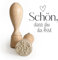 Hochwertiger Stempel schön, dass du da bist | Holz | Ø 3 cm | made in Germany | Textstempel, DIY für deine Hochzeit, Feier, Karten, Gastgeschenke