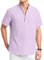 Enlision Camicia Uomo Lino Maniche Corte Coreana Camicie Lilla Uomo Senza Collo Casual Estive Serafino Manica Corta Elegante Maglietta con Bottoni XXL