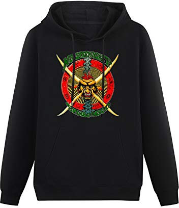 XIASHUN Personalized Cool Monster Magnet Hoody Unisex Ptinted Hoodies Long Sleeve Men's Hooded with Pocket Black M