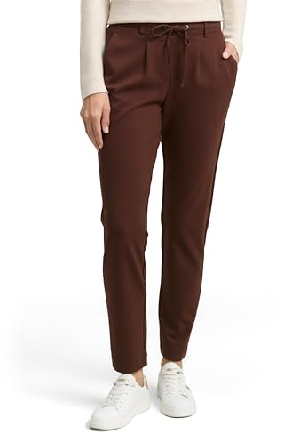 Tom Tailor Damen 1008375 Hose, 27506 - Dark Pecan Brown, 40W / 30L EU