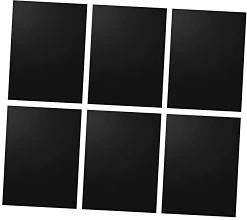 TOYANDONA 6 Stück Grill Matte Set Für Holzkohle Bot Camping Im Freien Grill-backfolie Backunterlage Backgeschirr Matte Pizzamatte Backen Picknickwerkzeug Black Glasfaser.