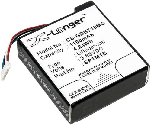 Battery Suitable for GoPro Hero 7 Silver, Hero 7 White, SPTM1B
