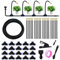 Irrigation System Kit, 360° Adjustable Garden Automatic Irrigation System, Fogging Irrigation Kit, Sprinkler System for Outdoor Plants, for Garden, Yard, Lawn, Greenhouse (20M/65.6Ft)