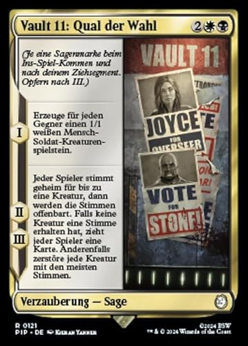 Vault 11: Qual der Wahl PIP-121 Rare Deutsch Boosterfrisch - Universes Beyond: Fallout - mit ReCollectibles-Versandschutz - für Magic/MTG