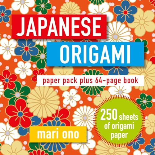 Japanese Origami: Paper block plus 64-page book