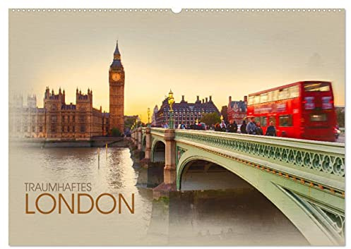 Traumhaftes London (Wandkalender 2026 DIN A2 quer), CALVENDO Monatskalender: Einmalig schöne Bilder der Stadt London (CALVENDO Orte)