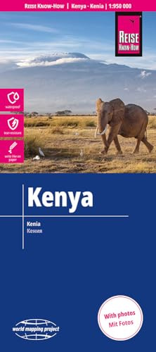 Reise Know-How Landkarte Kenia / Kenya (1:950.000): reiß- und wasserfest (world mapping project)
