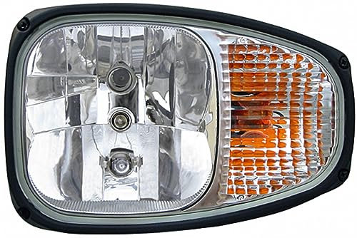 HELLA - Halogen-Hauptscheinwerfer - Combi 220 - 12V - Anbau - gehärtete Streuscheibe - Lichtscheibenfarbe: transparent - Stecker: DEUTSCH Stecker - links - 1EE 996 174-277