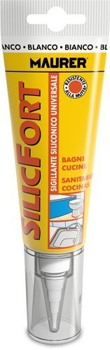 SILICONE ACETICO SILICFORT IN TUBETTO BIANCO 80ml.
