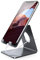Lamicall Support Téléphone, Dock Téléphone - Support Téléphone Bureau pour iPhone 15 Pro Max Plus, 14/13/12/11 Pro Max Plus Mini XS XR X 8 7 6, Huawei, Samsung S10 S9 S8, d'autres Smartphones - Gris