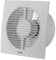 EUROPLAST Extractor Fan - Extractor fan Kitchen, Bathroom, Garage Axial Ventilation fan - Wall Mounted Fan - Square Fan (White, Ø 150mm)