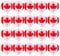 SM SunniMix 20 Pieces of Darts Flights for Professionals in The of A National Flag, Canada