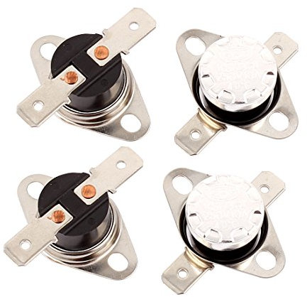 Aexit 4Stk. KSD301 40C 104F NC Thermostat Temperatur Thermoschalter Temperaturschalter