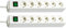 Brennenstuhl Eco-Line Lot de 2 multiprises 6 prises avec interrupteur et câble de 3 m Blanc