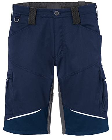 KÜBLER Workwear | KÜBLER ACTIVIQ Stretchshorts | dunkelblau/anthrazit | Größe 62