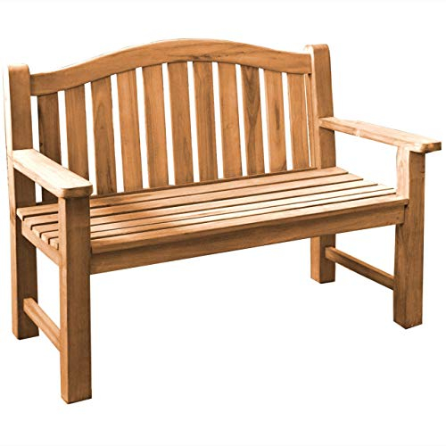 XXL Parkbank Catania Teak Massivholz extra stark