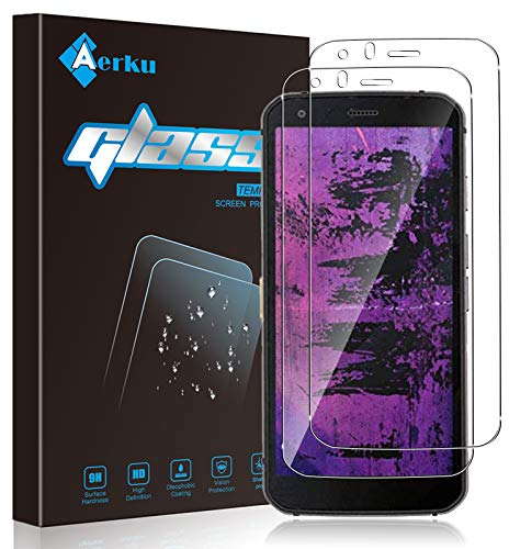 Aerku Pellicola Vetro Temperato Compatibile con Cat S62 Pro[2 Pezzi], 2.5D Ultra Sottile HD Anti Graffi Trasparente Pellicola Protettiva Vetro Temperato per Cat S62 Pro-Transparente