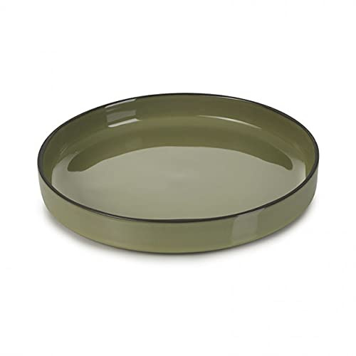 Revol – Gourmet-Teller mit Charakteren, 23 cm, Kardamom, Farbe – Größen – H 3,3 x Ø 23 cm