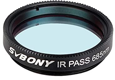 Svbony SV183 IR Filtre 1.25in,IR Pass 685nm Filtre,Infrarouge Astrophotographie Filtre pour Photographier Lune Planétaire Nature Paysage