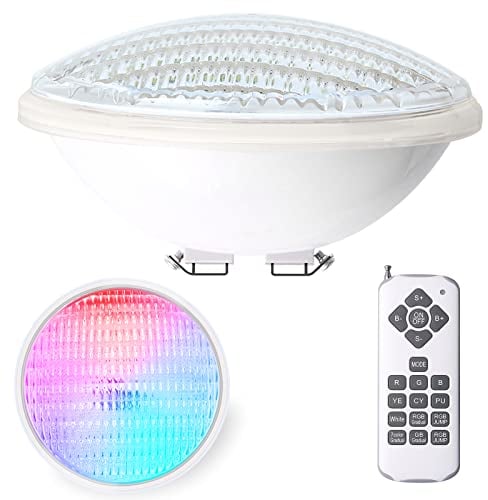 Kingwen 40W RGB LED Poolbeleuchtung LED Poolbeleuchtung Unterwasser Mit Fernbedienung 4000lm IP68 Wasserdichte Unterwasserleuchten 12V AC/DC Poolscheinwerfer Unterwasser Beleuchtung