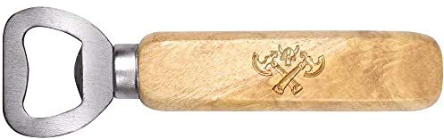 'Viking Axes & Helmet' Wooden Bottle Opener (BO00057094)