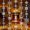 Zayvor Schneeflocke Girlande Weihnachten Schneeflocken Deko Zum Aufhängen Schnee Dekoration Für Winter Weihnachtsbaum Weihnachtsdeko Schneeflocken-Weihnachten Hängend Anhänger Wiederverwendbar Set