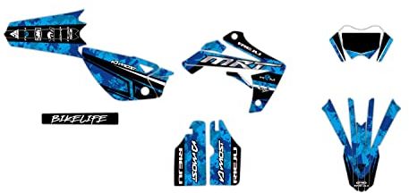Deko-Set für Motorrad, anpassbar, Rieju MRT 50 von 2009 bis 2021, Wix Blau