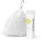 simplehuman CW0409 code G Custom Fit Bin Liner Bulk Roll Pack, White Plastic (8 Roll Pack of 30, Total 240 Liners)