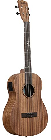 Kala Brand Music Co. Teak Collection 4-Saiten-Ukulele Natur Bariton (KA
