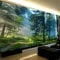 Trayosin Diamond Painting Set für Erwachsene,Diamant Painting Landschaft Malerei Kits,5D Diamant Painting grüner Wald Wohnzimmer Schlafzimmer Büro Wand Dekoration (100x40cm)