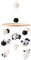 LICHENGTAI Babybett Mobile Baby Holz mit Filzbällen, Babyzimmer Deko für Mädchen & Jungen, Cartoon Bär Panda Kinderzimmer Hängende Bettglocke zum Aufhängen über Wickeltisch Babybett Laufstall