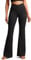 CRZ YOGA Damen Butterluxe Bootcut Schlaghose Yoga Leggings Crossover High Waist Blickdicht Sporthose Fitnesshose - 79cm Schwarz 40
