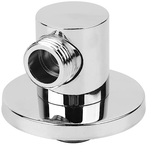 1/2 Copper Shower Hose Connector Household Wall Mounted Wall Outlet Elbow Bathroom Shower Head Connect Adapter Bathroom Accessories