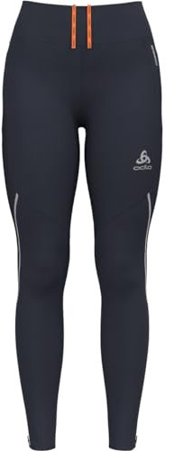 Odlo Damen Langlauf Tight CERAMIWARM, India Ink, XS