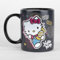 Konix Hello Kitty Taza termorreactiva - 320 ml - Diseño de caramelos - Negro
