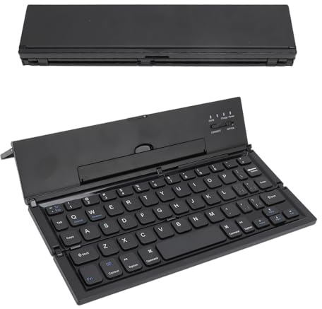 Foldable Bluetooths Keyboard, Folding Bluetooths Keyboard, Travel Keyboard Portable Keyboard for Androids, and for Wins, for IOS Phone 13 12 11 X 8 7 6, for Galaxys Tab