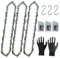 12 Inch Pole Saw Chain for Stihl 1/4 Pitch .043 Gauge, 64 Drive Links,Chainsaw Chain for 71PM3-64 Stihl MSA120, MSA140, MSA160, HT103,3670-005-0064 and More(3 Chains)