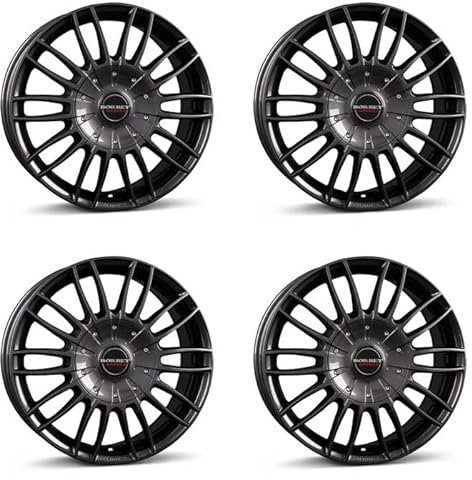 4x Borbet Felgen CW3 7.5x18 ET35 5x120 mistral anthracite glossy kompatibel mit VW Amarok T5