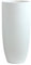 Olly & Rose Pot de fleurs en fibre Blanc mat Hauteur 65 cm Diamètre 30 cm