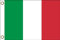 Italien Flagge Fahne | 150 cm x 90 cm / 90 x 150 cm | Wetterfest & Langlebig | Polyester mit zwei Ösen