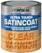 AMK® Ronseal Ultra Tough Varnish SatinCoat 750ml Satin Clear Strong Polyurethane for Interior Wood Durable and Resistant to Heat Water & Scratches